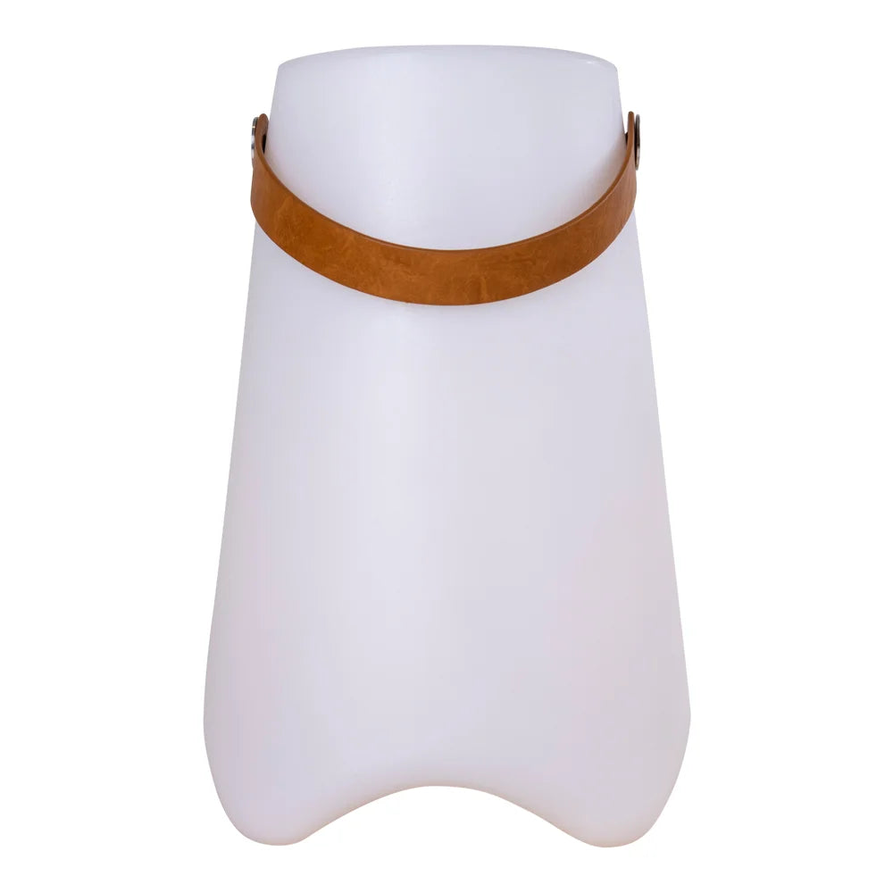 Produktbillede af HOUSE NORDIC Bristol LED vinkøler m. strop genopladelig hvid polypropylen i premium kvalitet