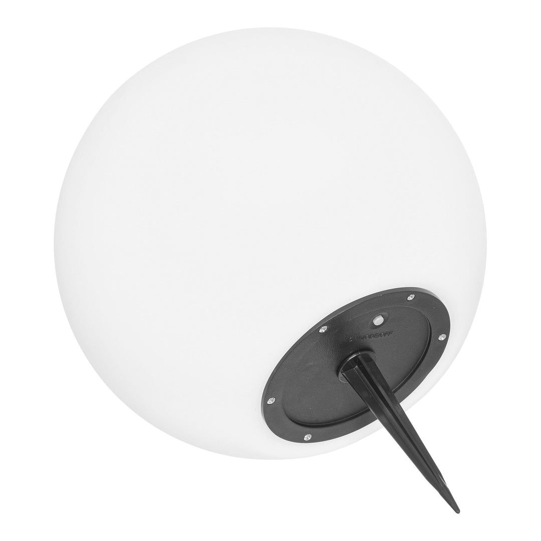 HOUSE NORDIC Lifton LED udendørs havelampe genopladelig med solcelle hvid polypropylen Ø25