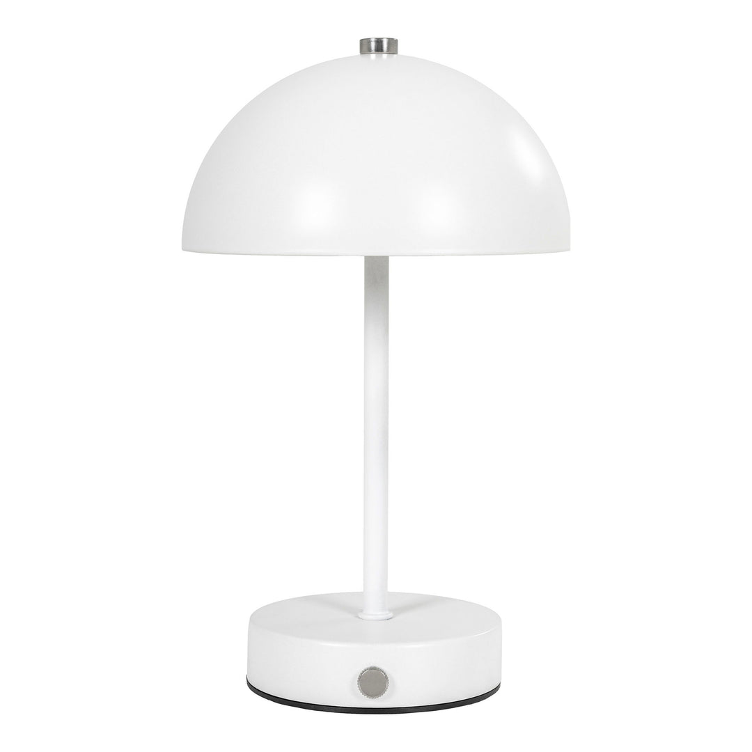 HOUSE NORDIC Holt LED bordlampe genopladelig hvid stål
