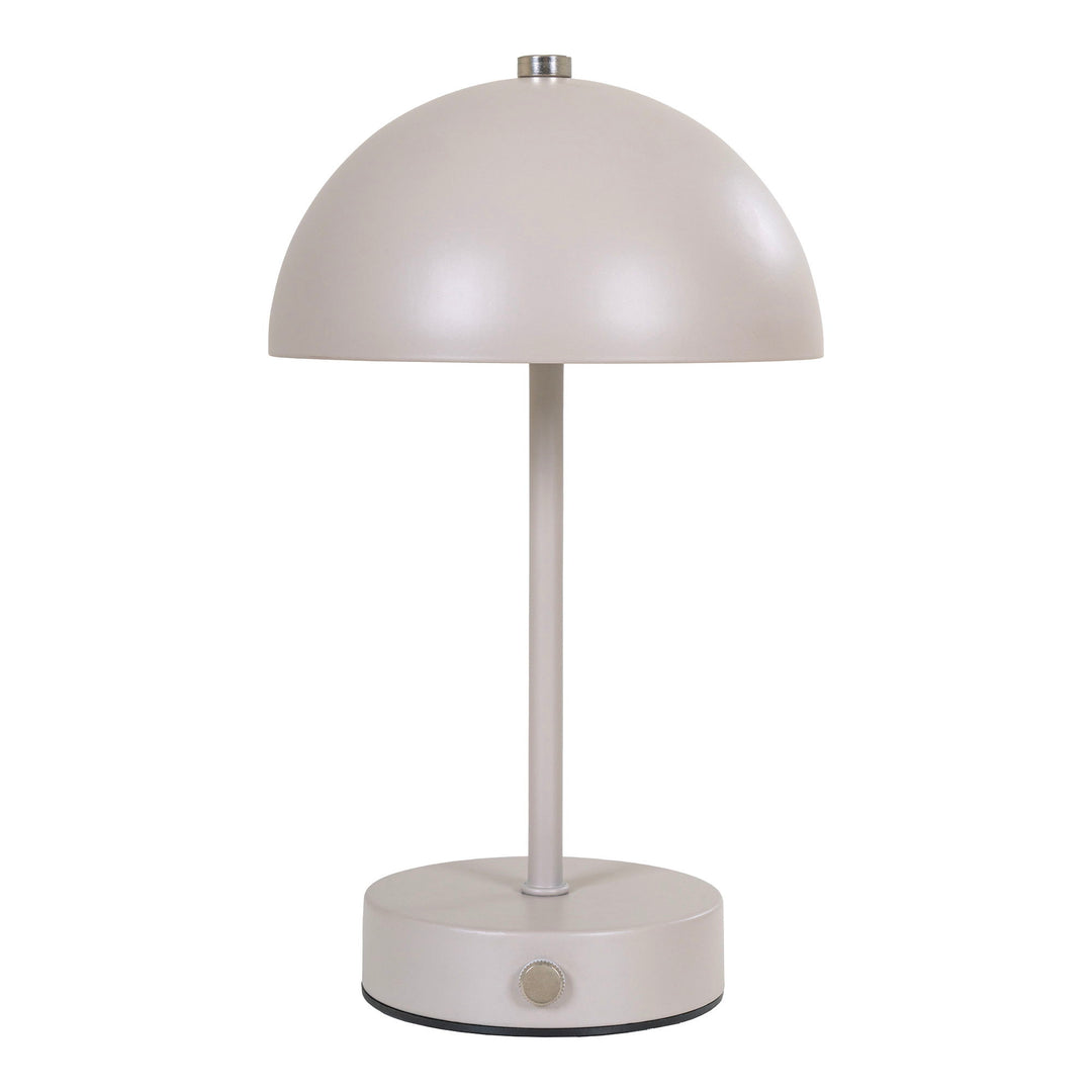 HOUSE NORDIC Holt LED bordlampe genopladelig sand/stål stål