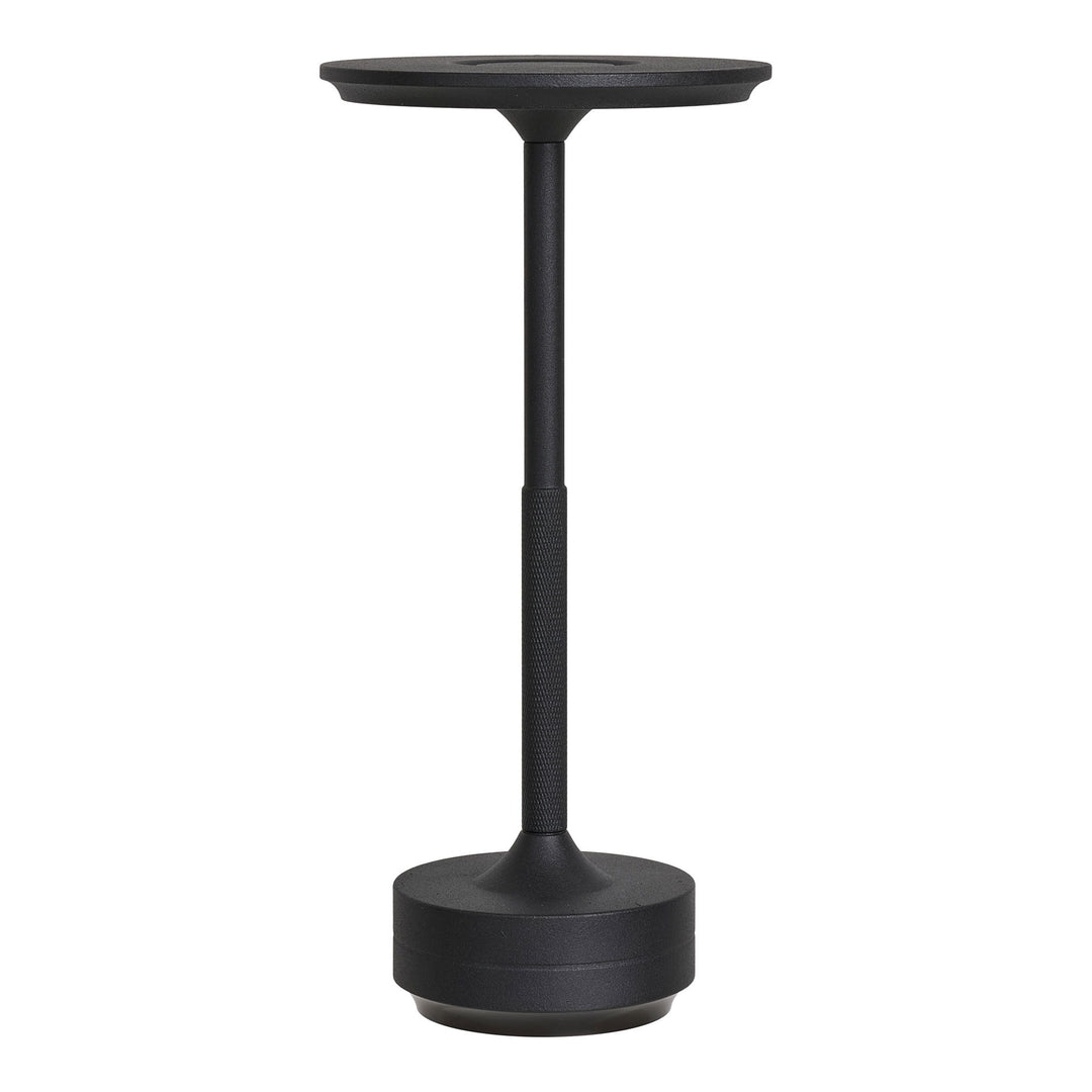 HOUSE NORDIC Lyneham LED bordlampe genopladelig sort aluminium