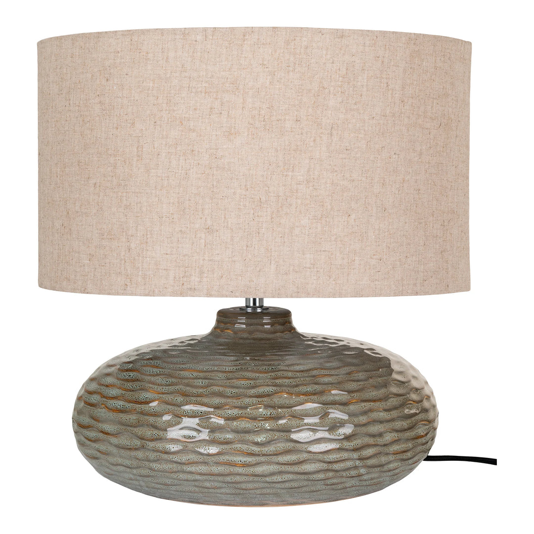 HOUSE NORDIC Oldham bordlampe grøn keramik