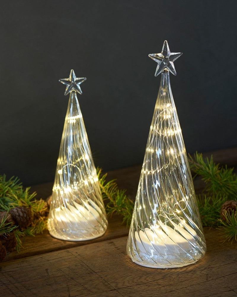 Produktbillede af Sirius Wave Træ 26 cm Hvid/Klar i premium kvalitet