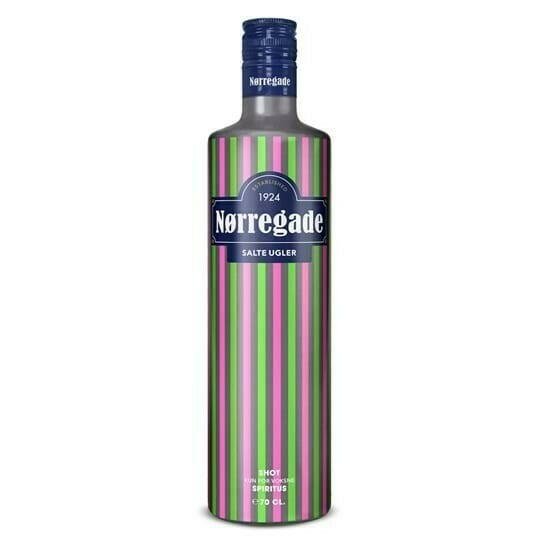 Produktbillede af Nørregade Shots Salte Ugler Fl 70 på tilbud i brug