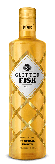 Produktbillede af Glitter Fisk Gold Tropical Fruits Fl 70 på tilbud i premium kvalitet