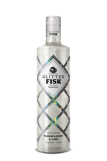 Produktbillede af Glitter Fisk Diamond Elderflower & Lime Fl 70 på tilbud i premium kvalitet