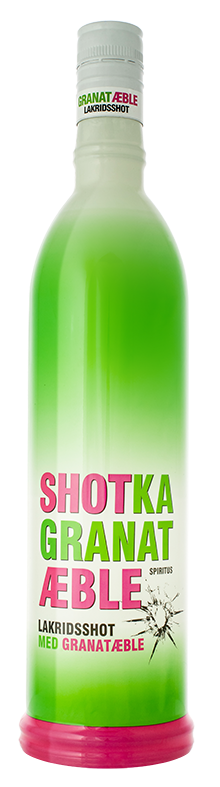 Shotka Granatæble Lakrids Fl 70 ✔ Kæmpe udvalg i  SHOTKA ✔ Billig fragt og hurtig levering 2 - 5 hverdage - Varenummer: BAR-430018 / Ean: '4770053233958 på lager - Udsalg på Drikkevarer | Blandingsspiritus | Shots Spar op til 66% - Over 1347 kendte brands på udsalg