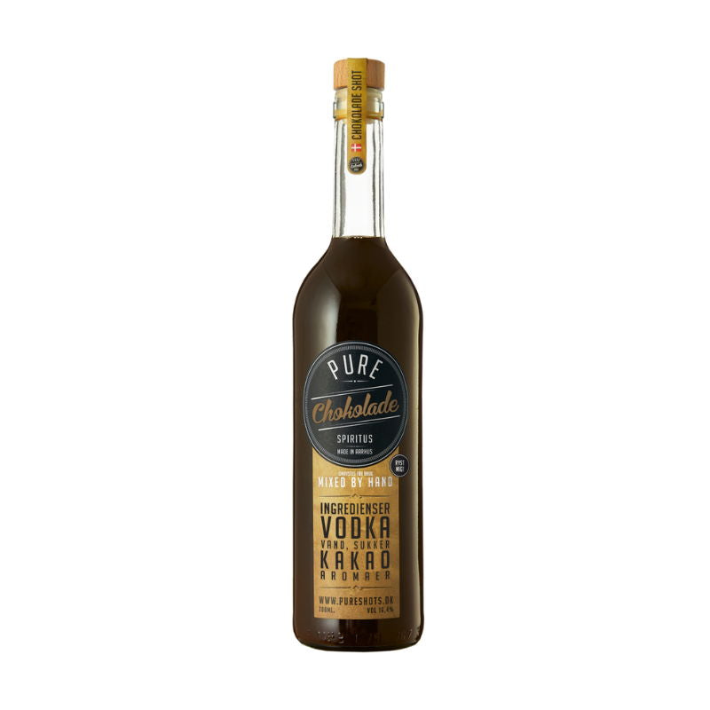 Produktbillede af Pure Chokolade Shot Fl 70 på tilbud i premium kvalitet