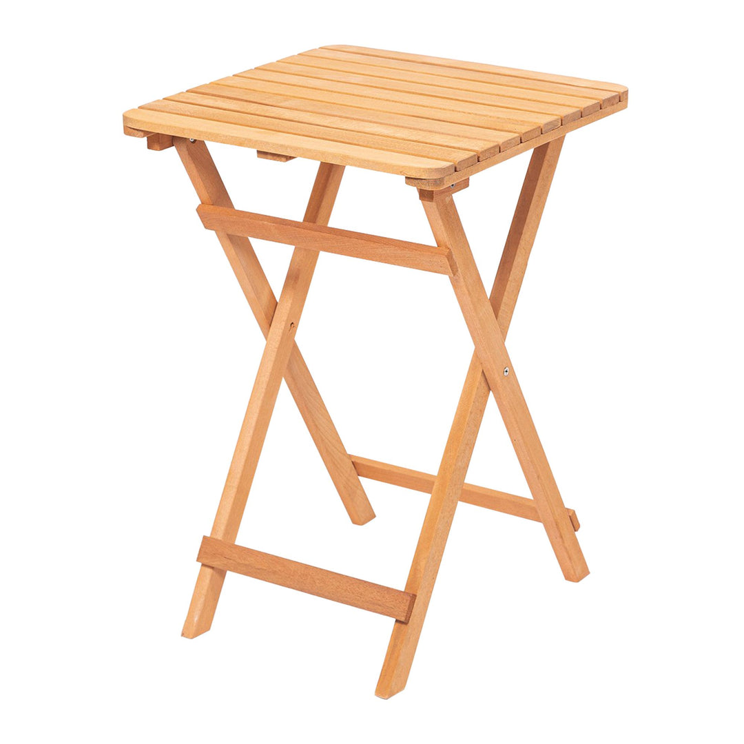 NORDVÄRK My021 havebord foldbar kvadratisk natur bøgetræ 60x60