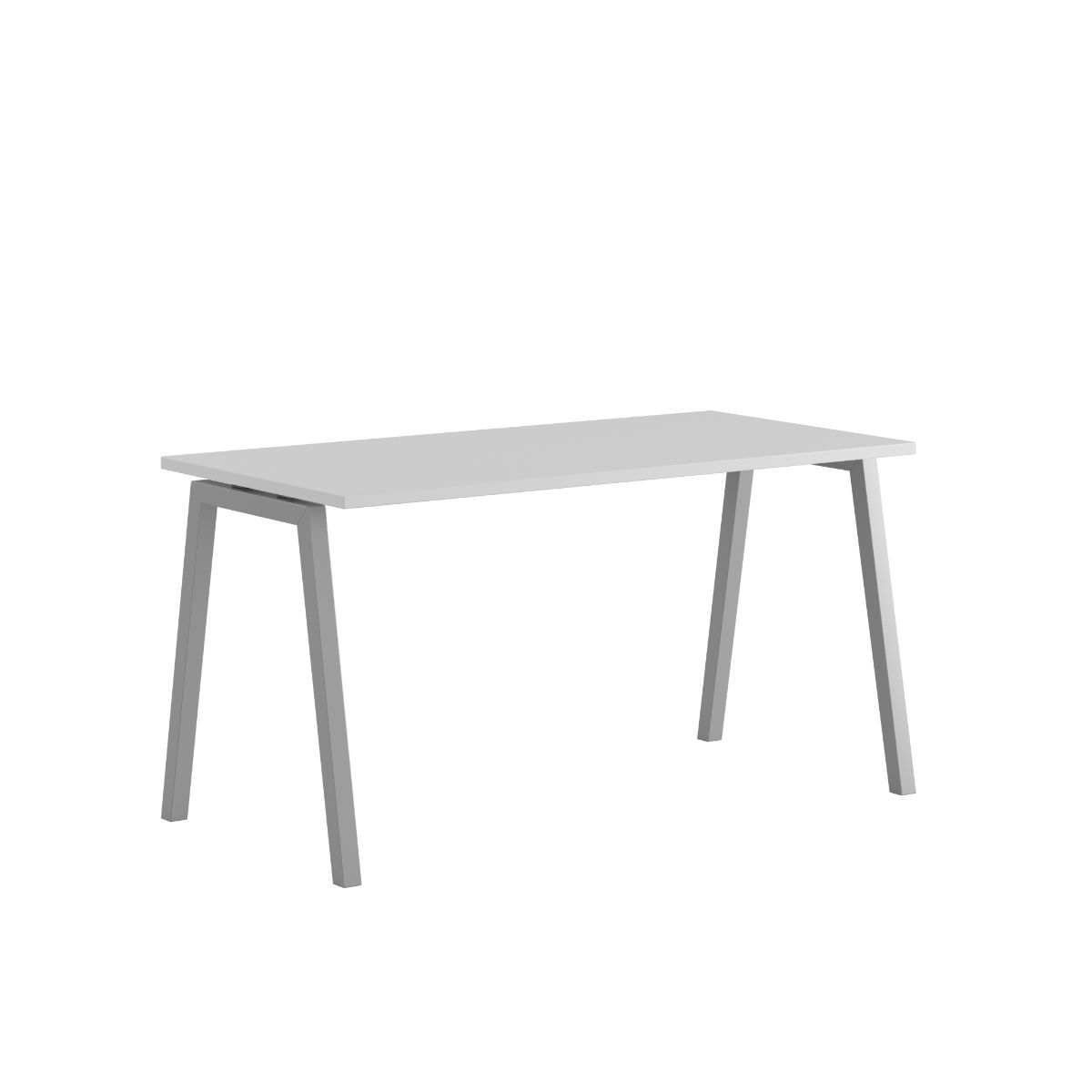 Produktbillede af Luna A Bord 140x70cm Hvid-grå på tilbud