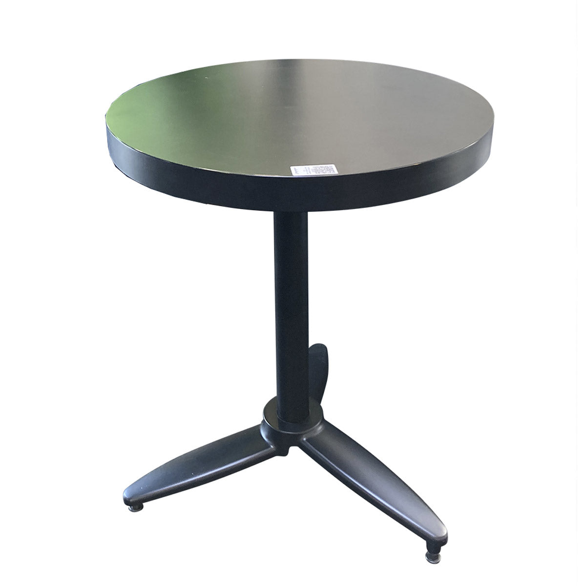 Produktbillede af TOP50 bordplade sort RUND ø80cm på tilbud