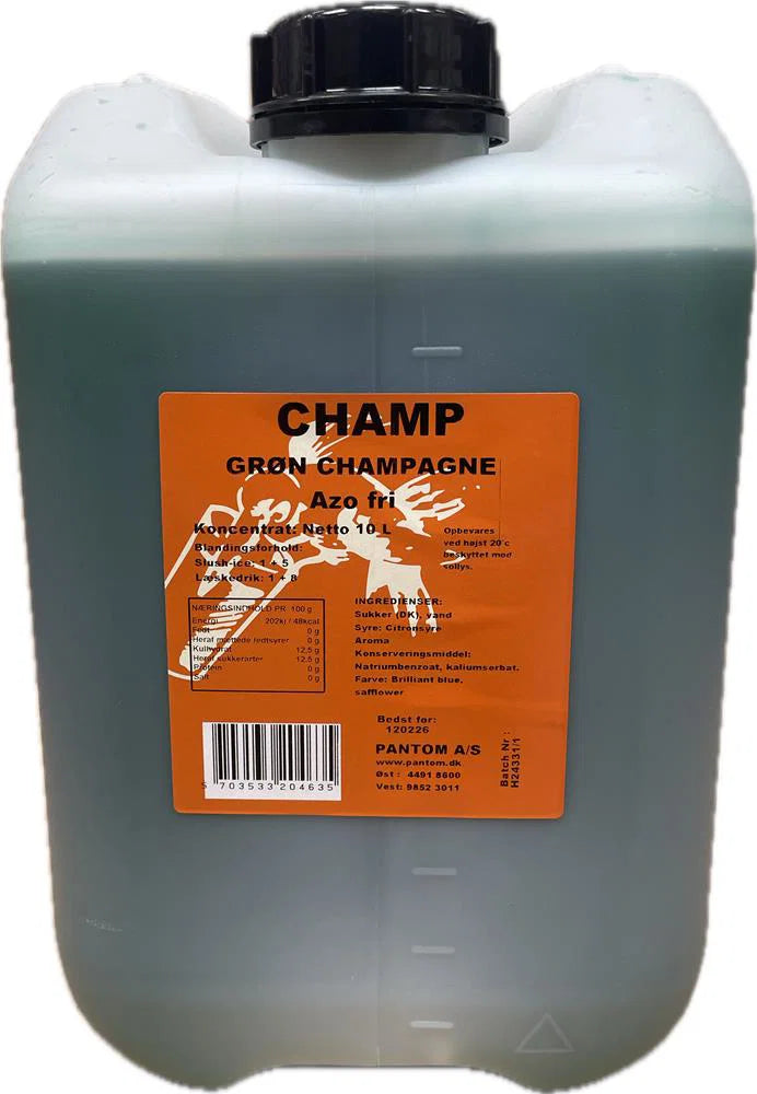 Champ Slushice Koncentrat Grøn Champagne 10l