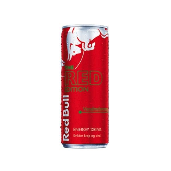 Red Bull Vandmelon, Red Edition 25cl ✔ Kæmpe udvalg i  REDBULL ✔ Billig fragt og hurtig levering 2 - 5 hverdage - Varenummer: BAR-672277 / Ean:  på lager - Udsalg på Drikkevarer | Vand og mixere | Mixer Spar op til 58% - Over 1347 kendte brands på udsalg