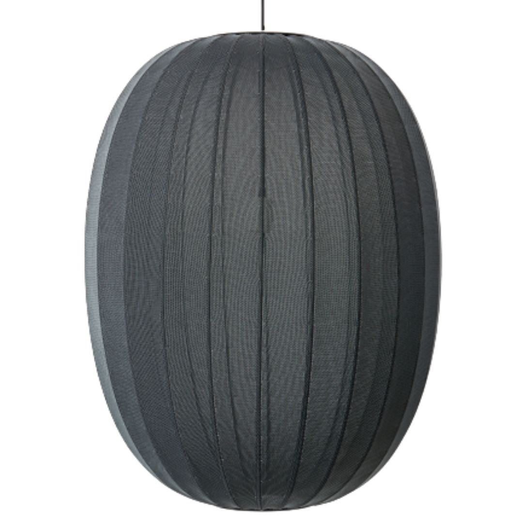 Knit-Wit 65 High Oval Pendel Sort Made by Hand