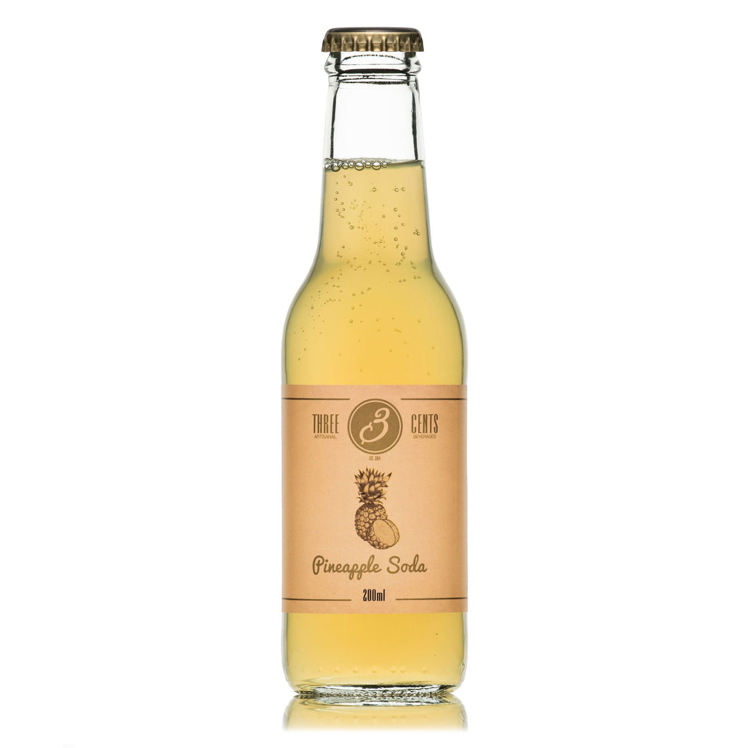 Produktbillede af Three Cents Ananas Sodavand 24x20cl +Pant på tilbud – premium kvalitet og detaljer