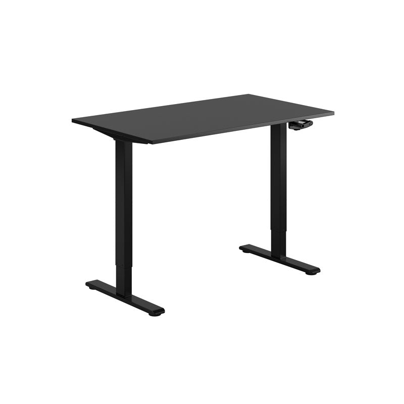 Produktbillede af ECO Hæve/Sænkebord manuelt 120x70cm Sort sort på tilbud
