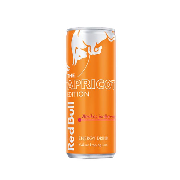 Produktbillede af Red Bull Apricot Edition 25cl på tilbud – premium kvalitet og detaljer
