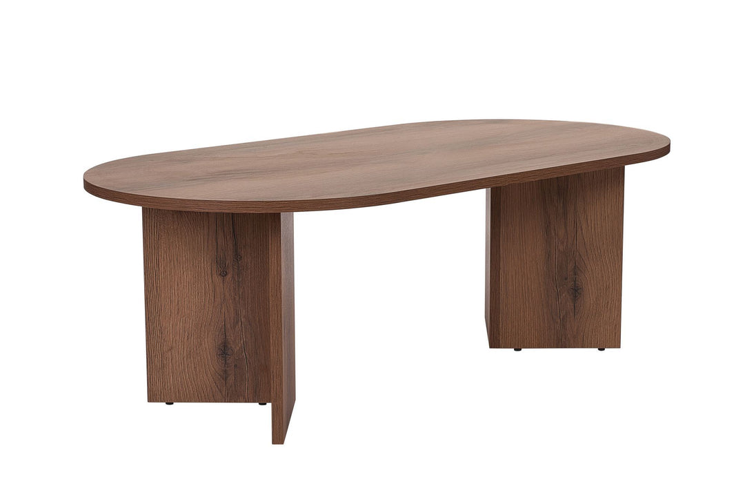 NORDVÄRK Sable sofabord oval VNT valnød melamin 119x60