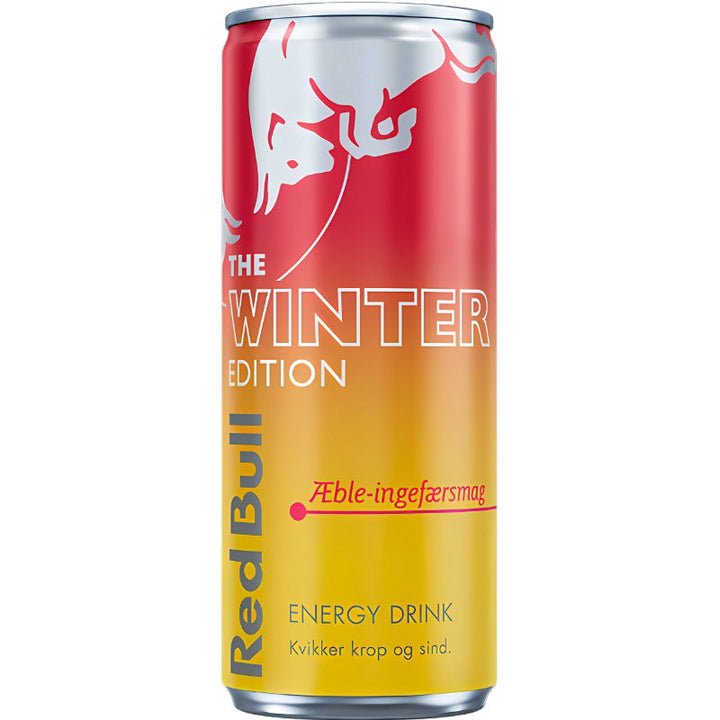 Produktbillede af Red Bull Winter Editiion Æble & Ingefær 25cl på tilbud – premium kvalitet og detaljer