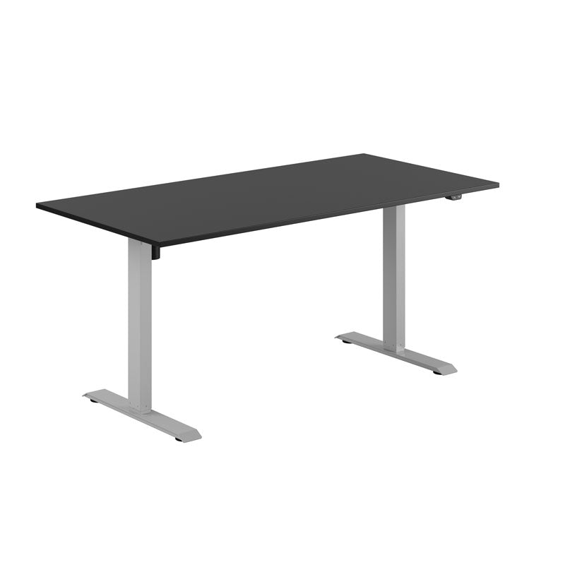 Produktbillede af EASY Hæve/Sænkebord m/1 motor 160x80cm Sort-grå på tilbud