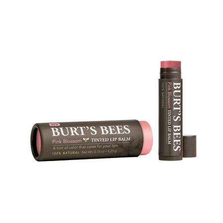 Produktbillede af Burt ´s Bees Lip balm farvet pink blossom 4,250g. på tilbud