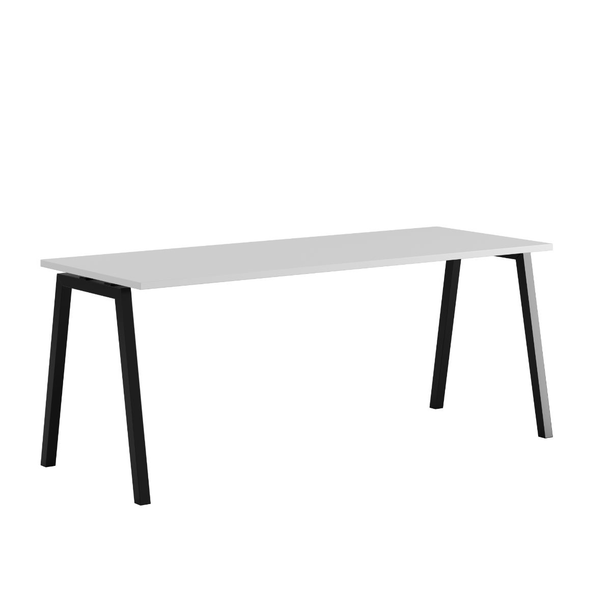 Produktbillede af Luna A Bord 180x70cm Hvid-sort på tilbud