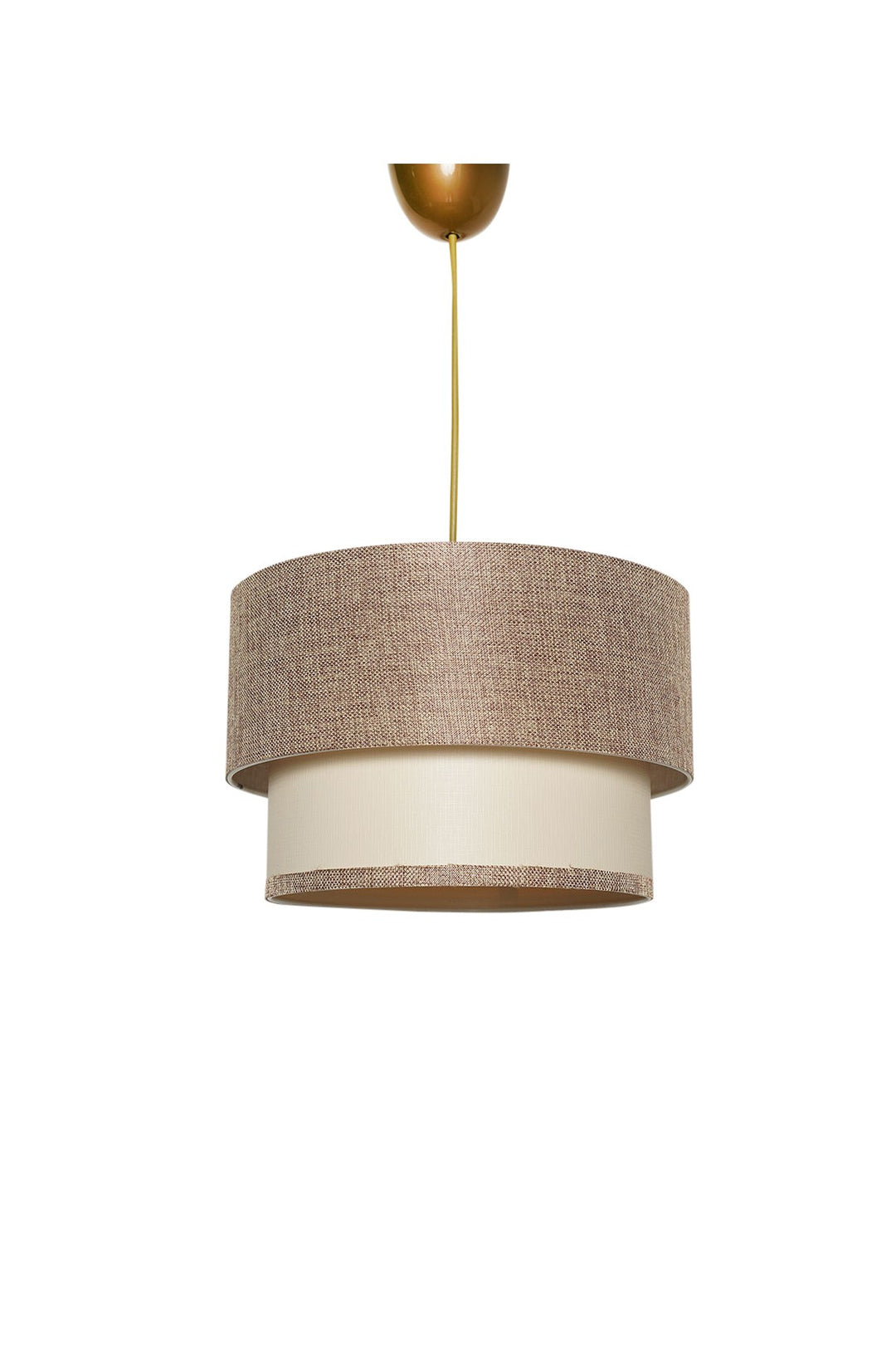 LUMI Agen loftlampe beige stof og metal
