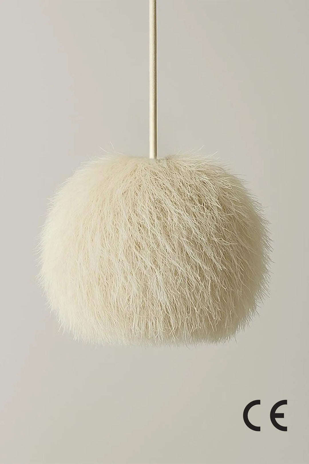 LUMI BK080 loftlampe justerbar højde hvid jute