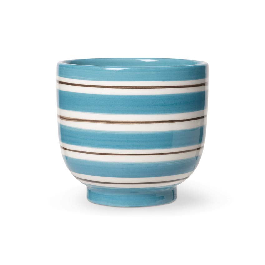 Produktbillede af Kähler Omaggio Nuovo Urtepotteskjuler Ø 12 cm blå i premium kvalitet