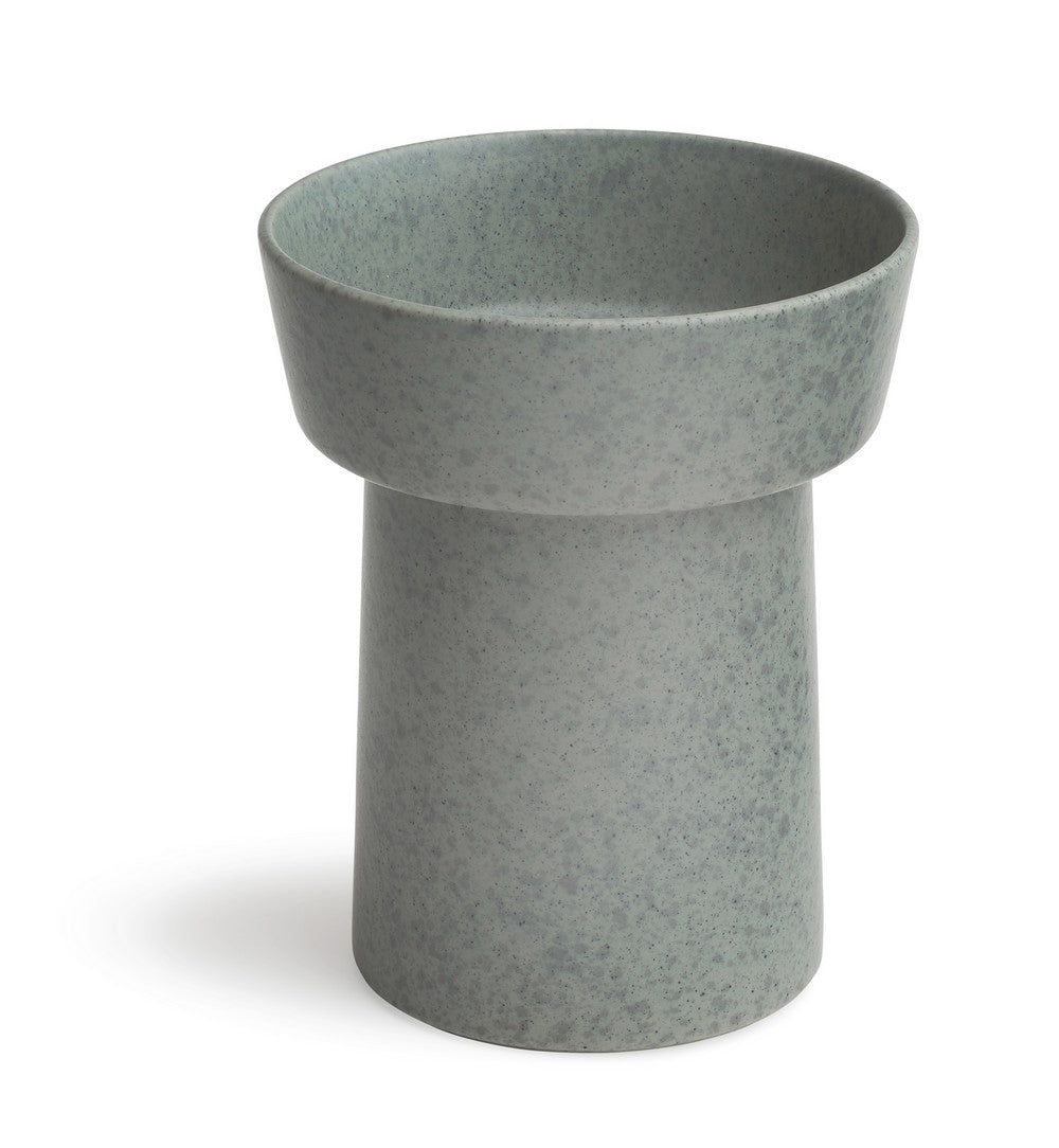 Produktbillede af Kähler Ombria vase granitgrøn 20 cm i premium kvalitet