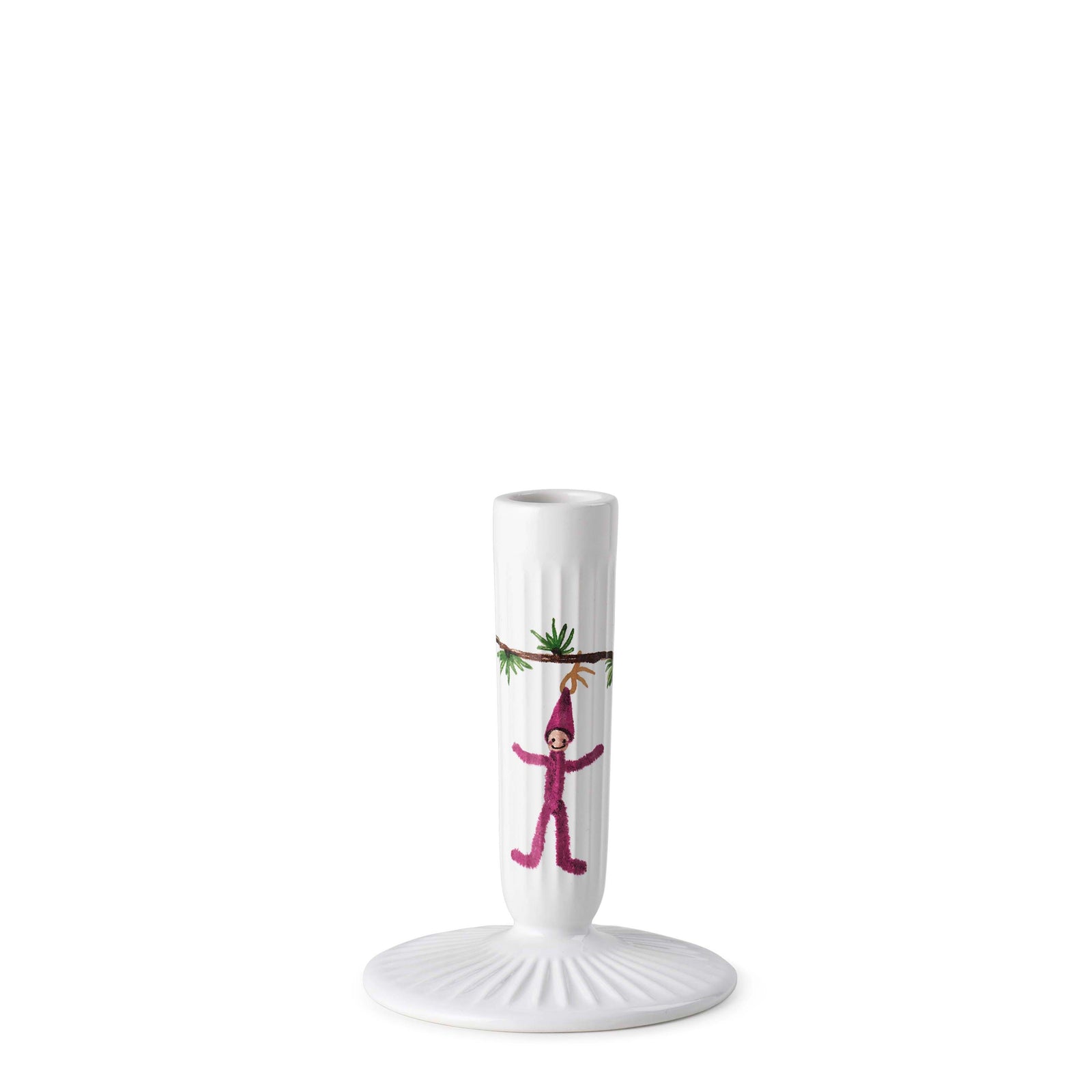 Produktbillede af Kähler Hammershøi Christmas Lysestage H12 hvid i premium kvalitet