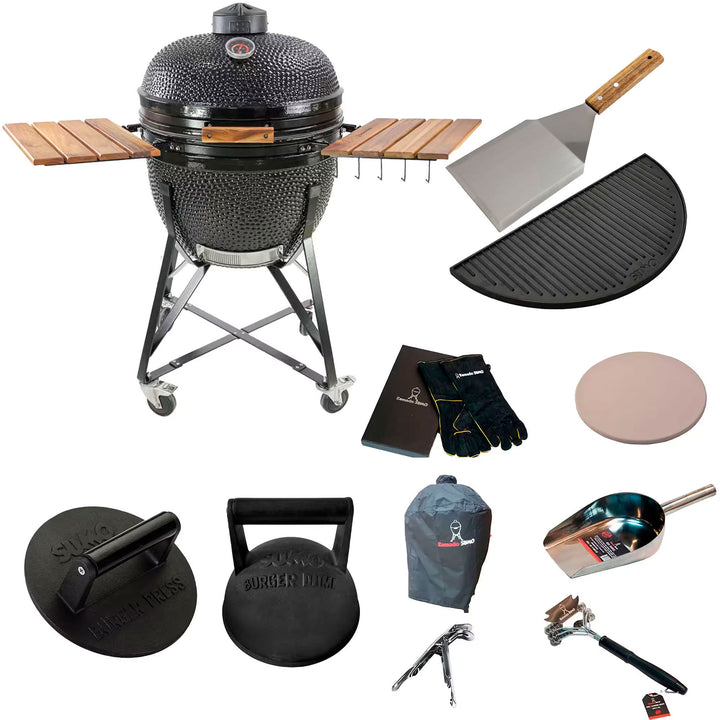 Kamado sumo Maxi Sort m. smashpakke