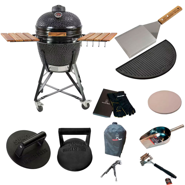 Kamado sumo Midi Sort m. smashpakke