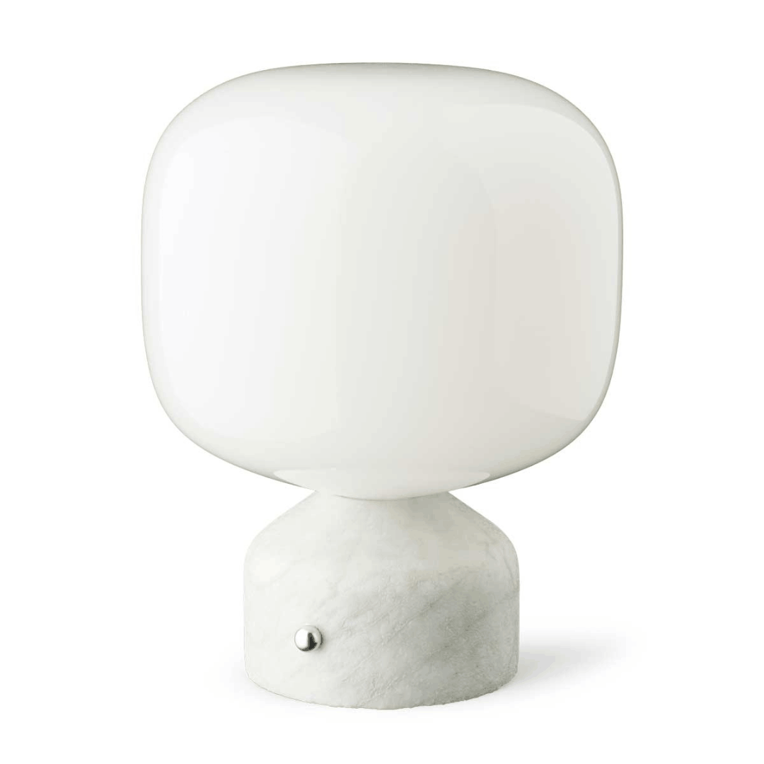Produktbillede af Meemo Bærbar Bordlampe Hvid marmor Gejst i premium kvalitet