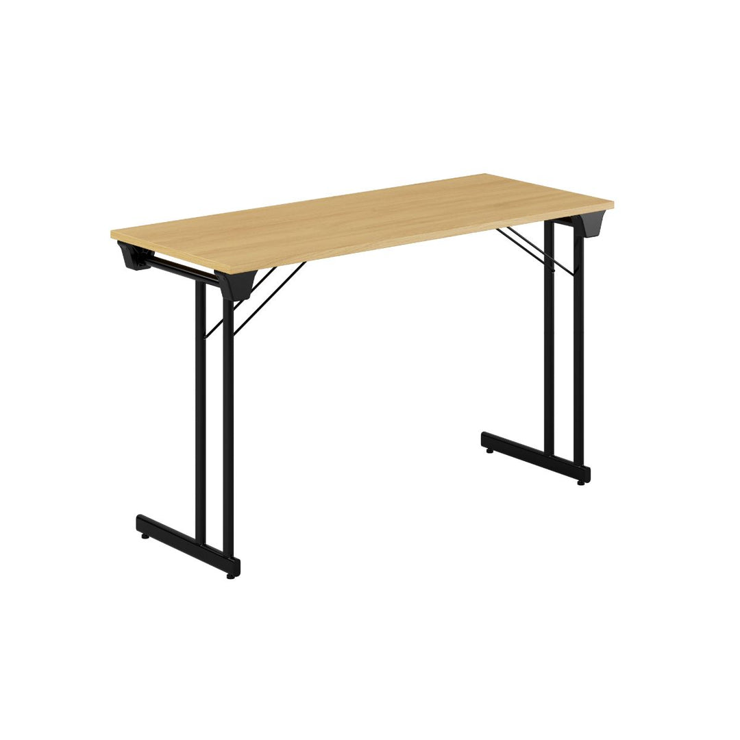 Produktbillede af Kongress Style 120x50cm Sammenklappeligt bord Eg-sort på tilbud