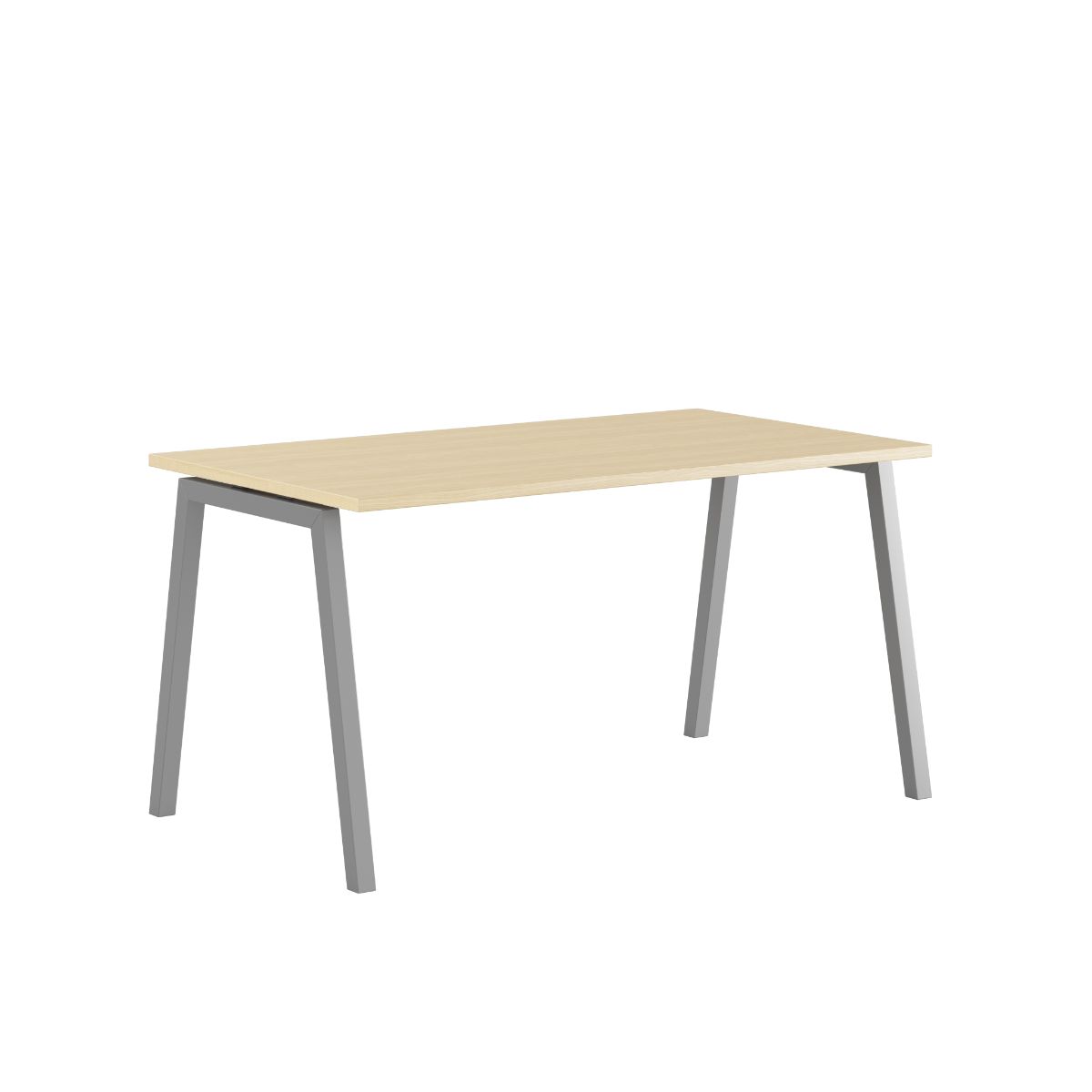 Produktbillede af Luna A Bord 140x80cm Birk-grå på tilbud