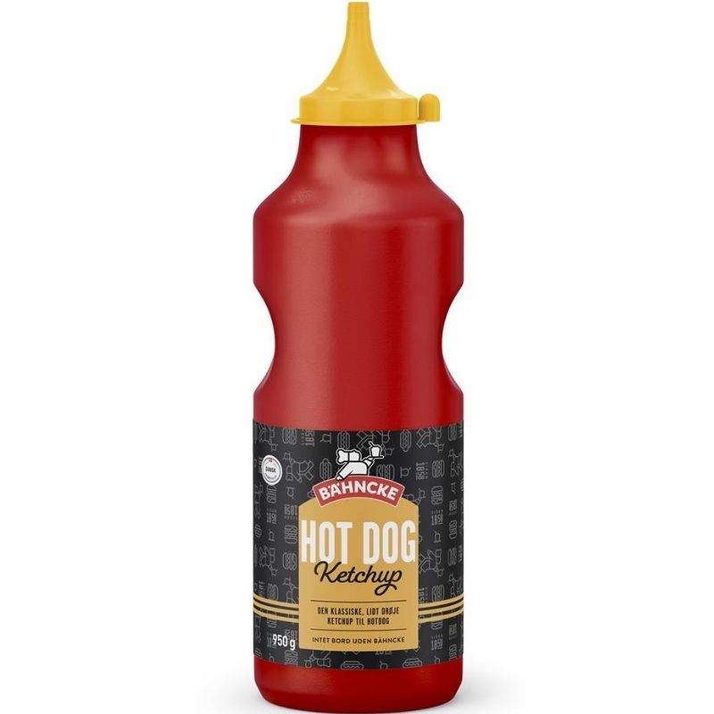 Produktbillede af Bähncke Hotdog Ketchup 950 G på tilbud – premium kvalitet og detaljer