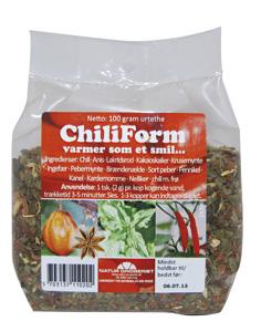 Produktbillede af ND Chiliform te 100 g. på tilbud