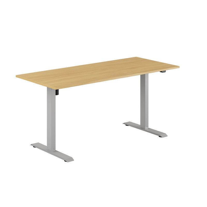 Produktbillede af EASY Hæve/Sænkebord m/1 motor 160x70cm Eg-grå på tilbud