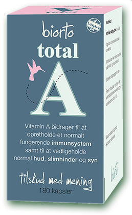 Biorto Biorto Total A Skin & Vision  &bull; 160 kapsler DATOVARE 23/1-2025