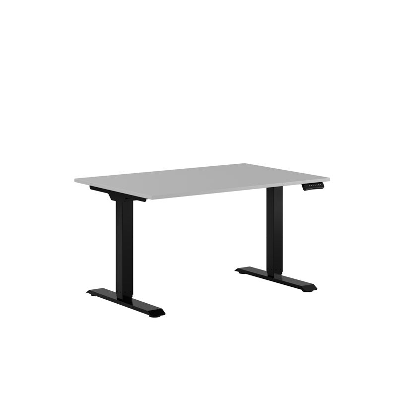Produktbillede af Premium Hæve/Sænkebord m/2 motorer 120x80cm Grå-sort på tilbud