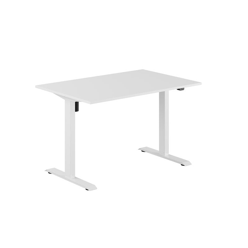 Produktbillede af EASY Hæve/Sænkebord m/1 motor 120x80cm Hvid-hvid på tilbud