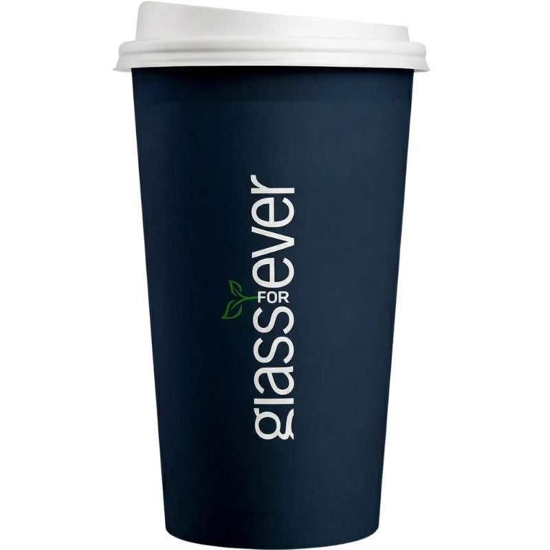 Produktbillede af Kaffekop To-go 30 Cl. Mørkeblå på tilbud i brug