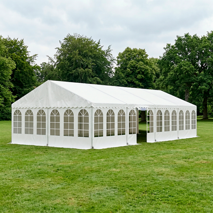 Partytelt Komplet 6 x 12 mtr. HVID