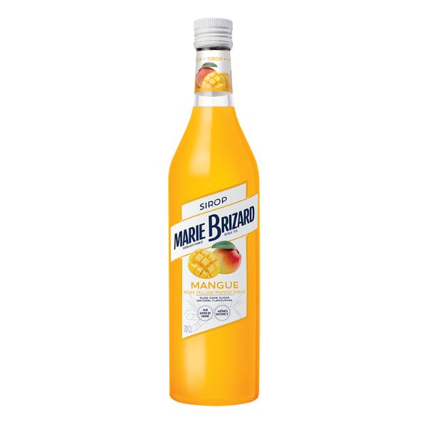 Produktbillede af Marie Brizard Sirup Yellow Mango Fl 70 på tilbud – premium kvalitet og detaljer