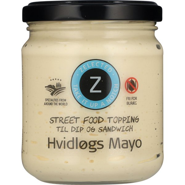 Produktbillede af Hvidløgsmayonnaise 180g Zelected på tilbud i premium kvalitet