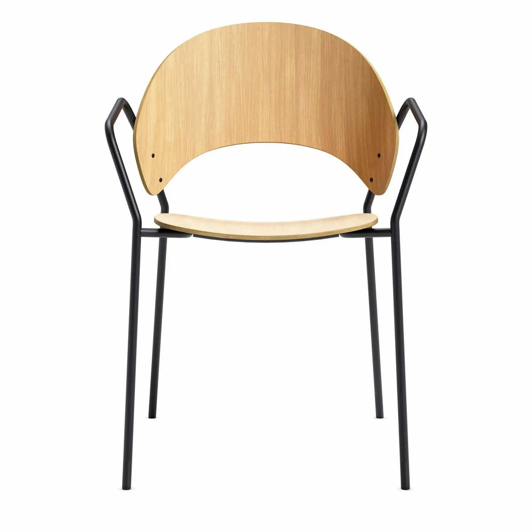 Produktbillede af PLEASE WAIT TO BE SEATED DOSINA SPISESTOL MED ARMLÆN OLIEBEHANDLET EG 55 i premium kvalitet