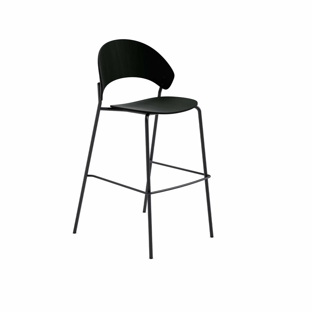 Produktbillede af PLEASE WAIT TO BE SEATED DOSINA BARSTOL SORT EG 65 i premium kvalitet