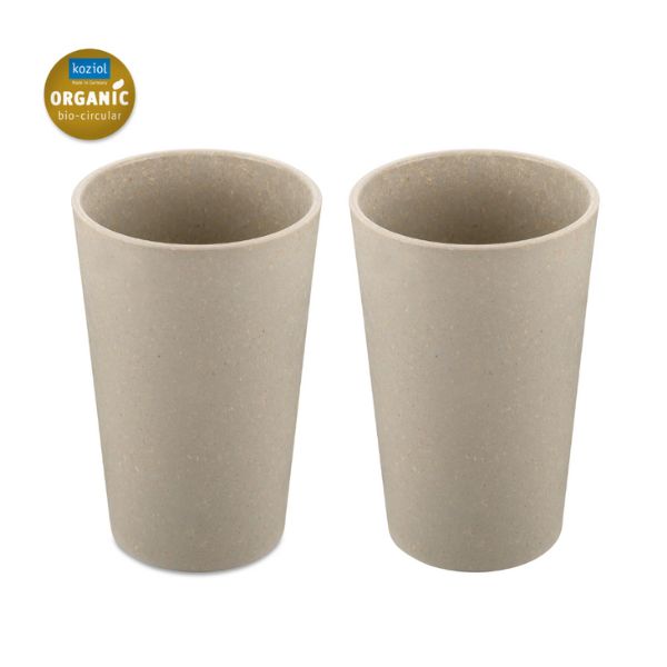 Produktbillede af Koziol Connect Cup L 350ml 2 Stk. Dessert Sand på tilbud i premium kvalitet