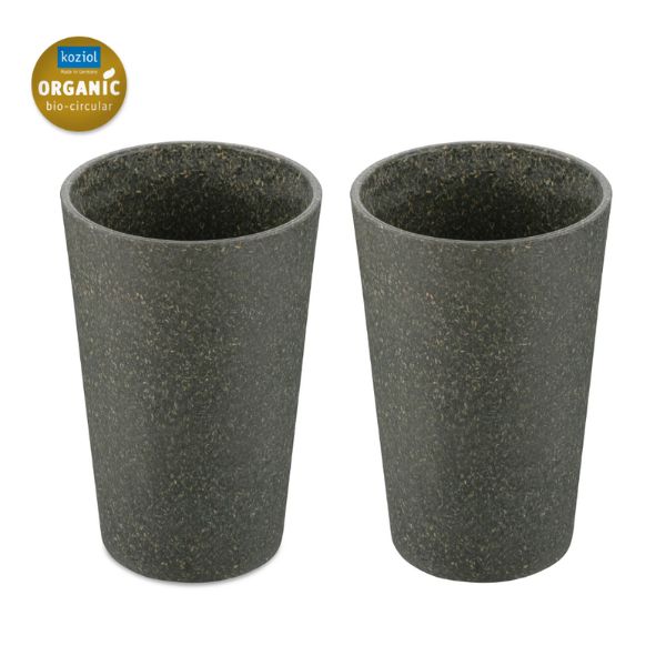 Produktbillede af Koziol Connect Cup L 350ml 2 Stk. Ash Grey på tilbud i premium kvalitet
